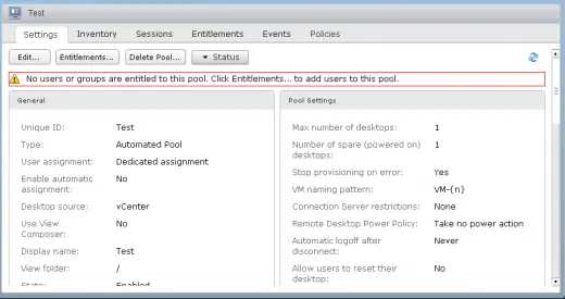 Add existing virtual desktops to 